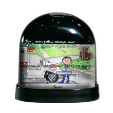 EMT - Paramedic, Female - Friendly Folks Personalized Snow Globe