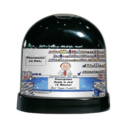 Pharmacist, Male - Friendly Folks - Snow Globe