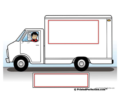 Delivery Truck Driver, Male - NTT Personalized Snow Globe