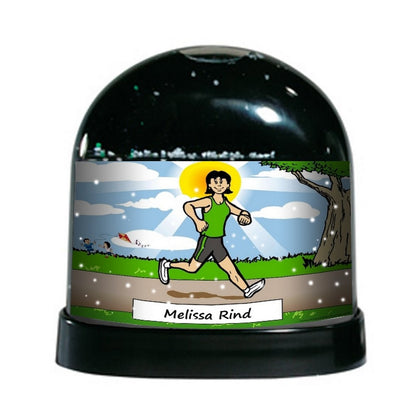 jogger-female-ntt-personalized-snow-globe