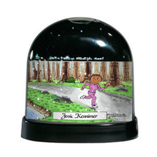 Jogger, Female - Friendly Folks Personalized Snow Globe