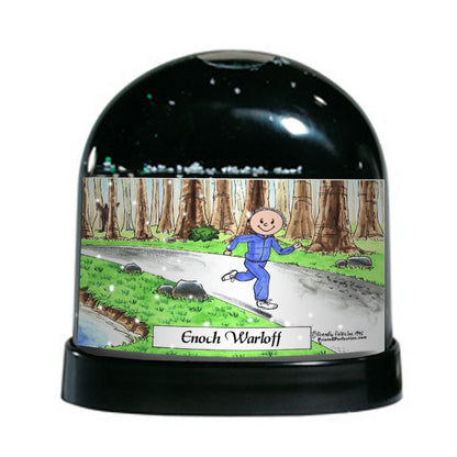 Jogger, Male - Friendly Folks Personalized Snow Globe
