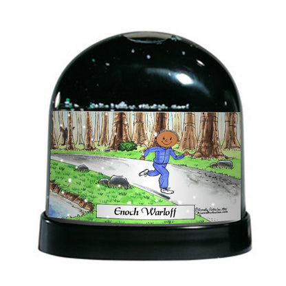 Jogger, Male - Friendly Folks Personalized Snow Globe