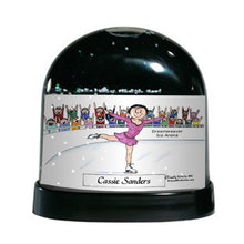 Ice Skater, Female - Friendly Folks Personalized Snow Globe