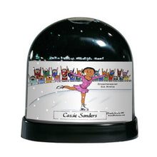 Ice Skater, Female - Friendly Folks Personalized Snow Globe