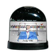 Gymnastics, Gymnast, Female - Friendly Folks Personalized Snow Globe