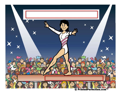 Gymnastics, Gymnast, Female - NTT Personalized Snow Globe