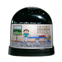 Chiropractor, Female - Friendly Folks Personalized Snow Globe