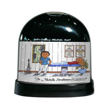 Chiropractor, Female - Friendly Folks Personalized Snow Globe