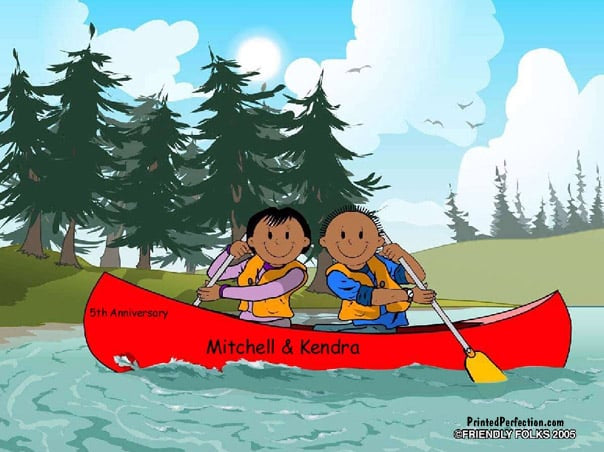 Canoe, Couple - Friendly Folks image 1