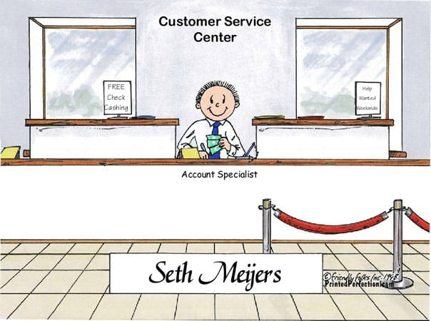 Bank Teller, Male - Friendly Folks image 0