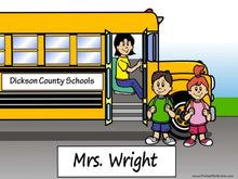 School Bus Driver, Female - NTT Personalized Snow Globe