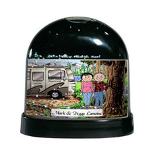 RV Lovers, Motorhome - Friendly Folks Personalized Snow Globe