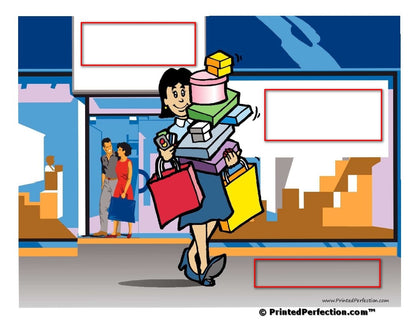 Shopper, Female - NTT Personalized Snow Globe