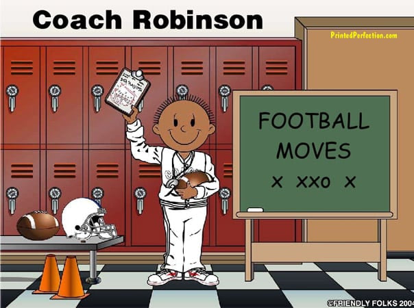 Coach - Football White Uniform, Male - Friendly Folks image 1