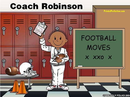Coach - Football White Uniform, Male - Friendly Folks image 1