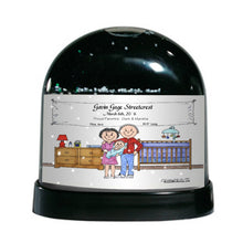 New Baby Boy - Friendly Folks Personalized Snow Globe