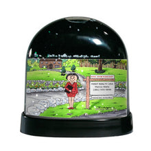 Realtor, Real Estate Agent - Female - Friendly Folks Personalized Snow Globe