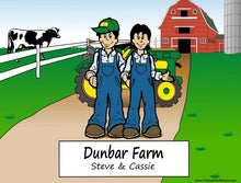 Farmer Couple, NTT Personalized Snow Globe