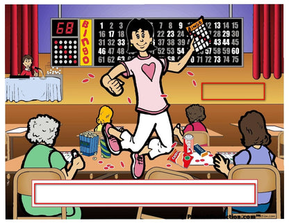 Bingo Player, Female - NTT Personalized Snow Globe