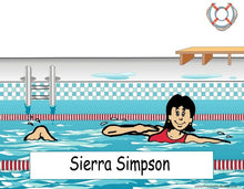 Swimmer, Female - NTT Personalized Snow Globe