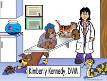 Veterinarian, Female - NTT Personalized Snow Globe