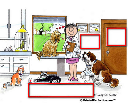 Veterinarian, Female - Friendly Folks Personalized Snow Globe