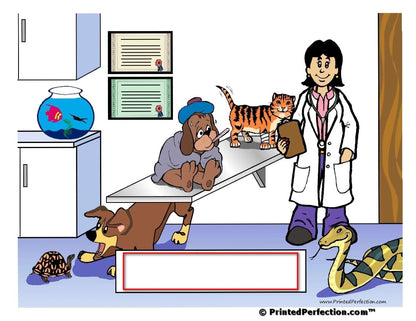 Veterinarian, Female - NTT Personalized Snow Globe