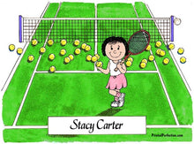 Tennis Player, Female - Friendly Folks image 0