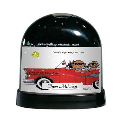 Car Lover, Male - Friendly Folks Personalized Snow Globe