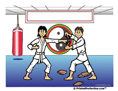 Karate, Martial Arts:  Male & Female - NTT Personalized Snow Globe