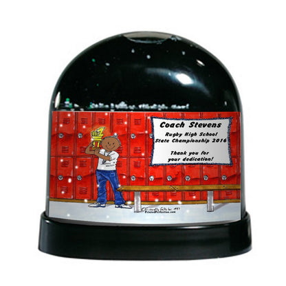 Coach, Male - Friendly Folks Personalized Snow Globe