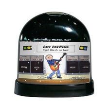 Guitar Player, Male - Friendly Folks Personalized Snow Globe