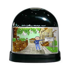 New Home, Male - Friendly Folks Personalized Snow Globe