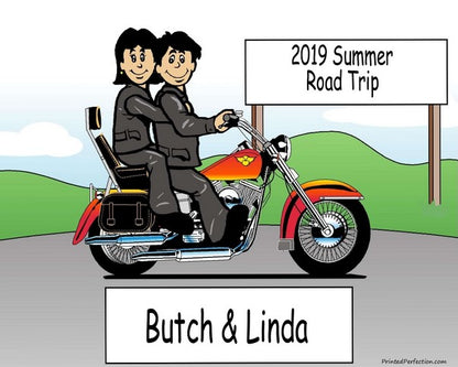 Motorcycle Lover, Couple - NTT Personalized Snow Globe