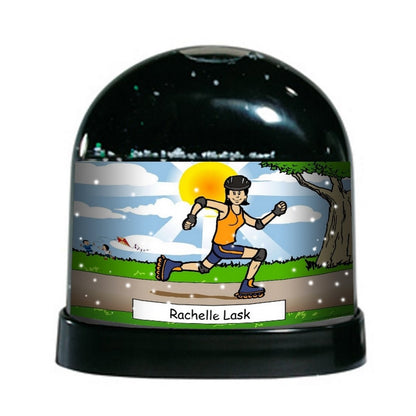 rollerblading-female-ntt-personalized-snow-globe