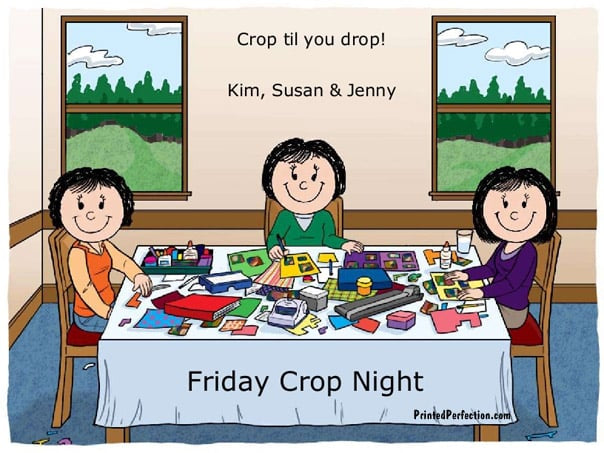 Scrapbooking, 3 Females - Friendly Folks image 0