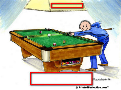 Pool Player, Billiards, Male - Friendly Folks  Personalized Snow Globe