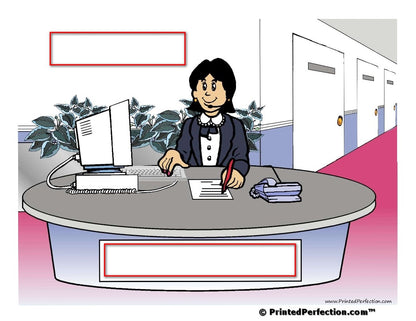 Receptionist, Administrative Assistant, Female - NTT Personalized Snow Globe
