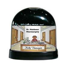 Receptionist, Administrative Assistant, Female - Friendly Folks Personalized Snow Globe