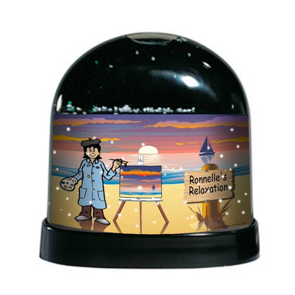Artist, Female - NTT Personalized Snow Globe