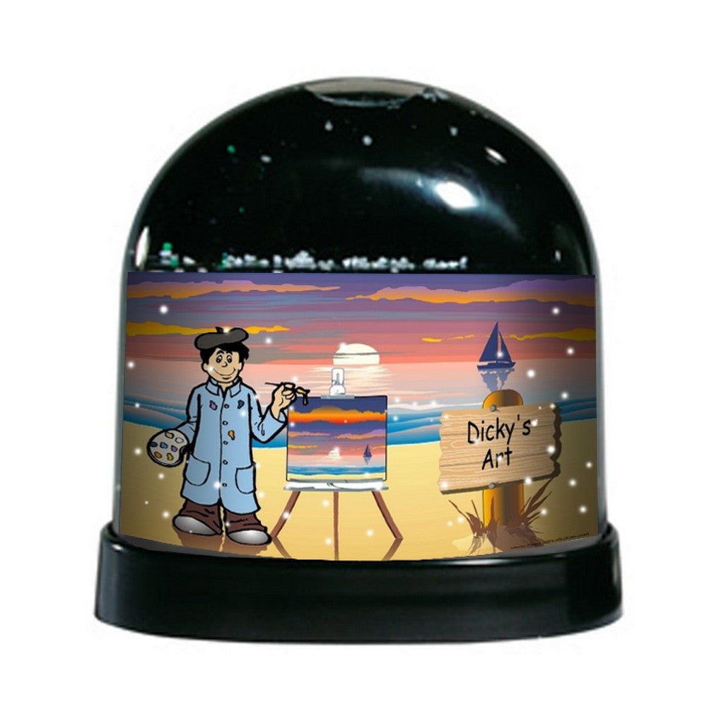 artist-male-ntt-personalized-snow-globe