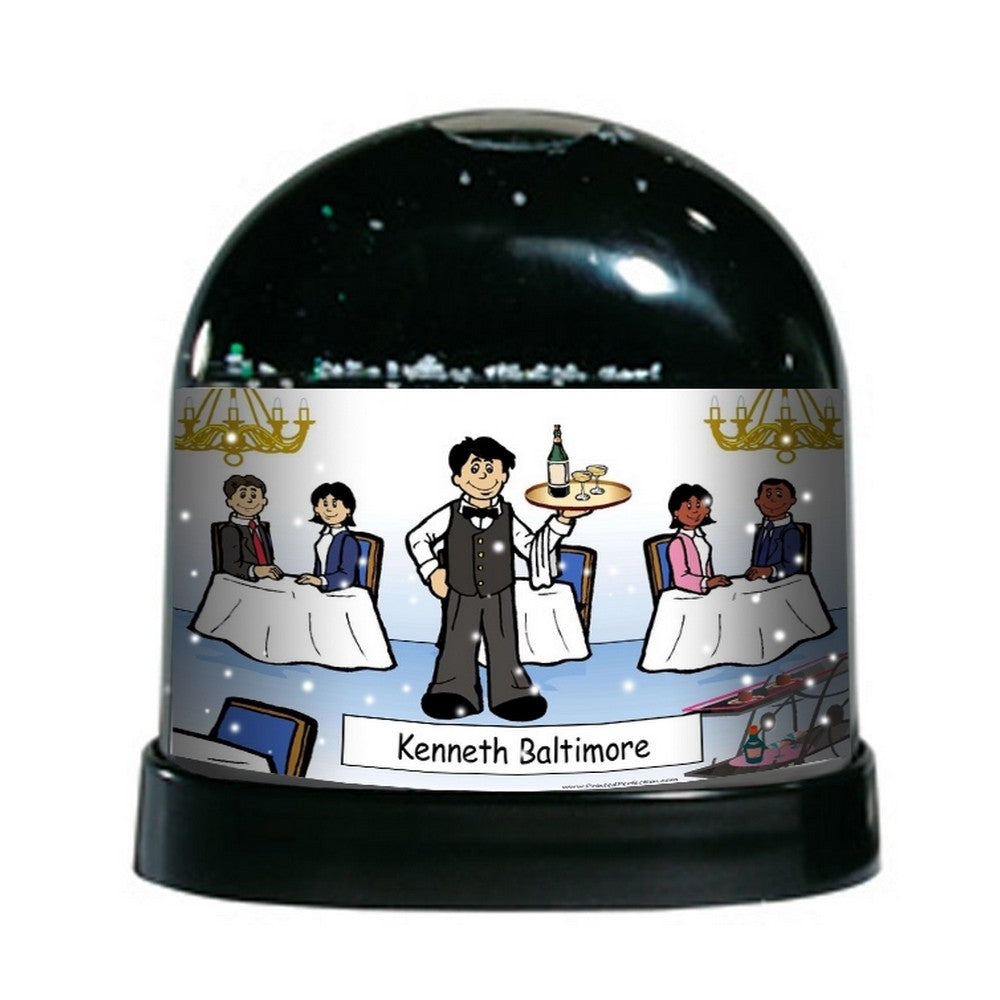 waiter-ntt-personalized-snow-globe