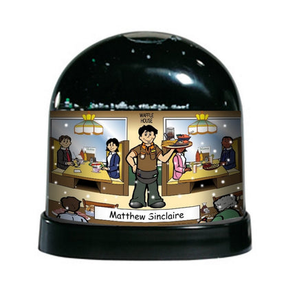 waiter-casual-dining-ntt-personalized-snow-globe