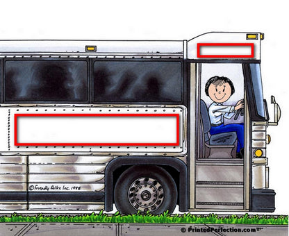 Bus Driver, Female - Friendly Folks - Snow Globe