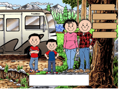 RV Lovers - Motor home, Couple with 2 Boys - Friendly Folks image 0