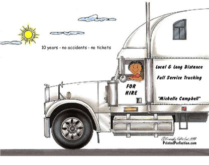 Truck Driver - 18 Wheeler - Semi Truck, Female - Friendly Folks image 1