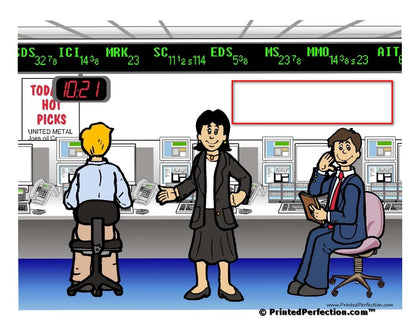 Stock Broker, Investment Manager, Female - NTT Personalized Snow Globe