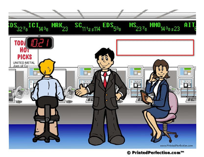 Stock Broker, Investment Manager, Male - NTT Personalized Snow Globe