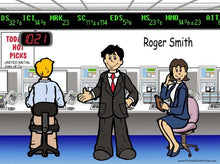 Stock Broker, Investment Manager, Male - NTT Personalized Snow Globe